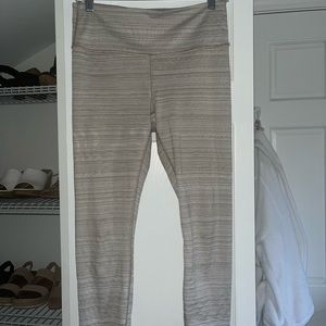 Atheta white/beige high waisted leggings. Size M. Good condition
